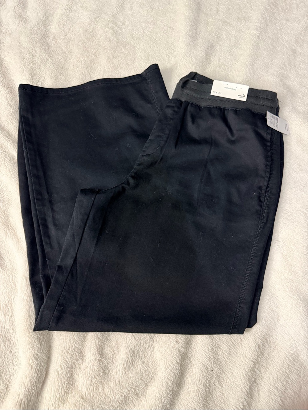 Maurices Black Wide Leg Jeans